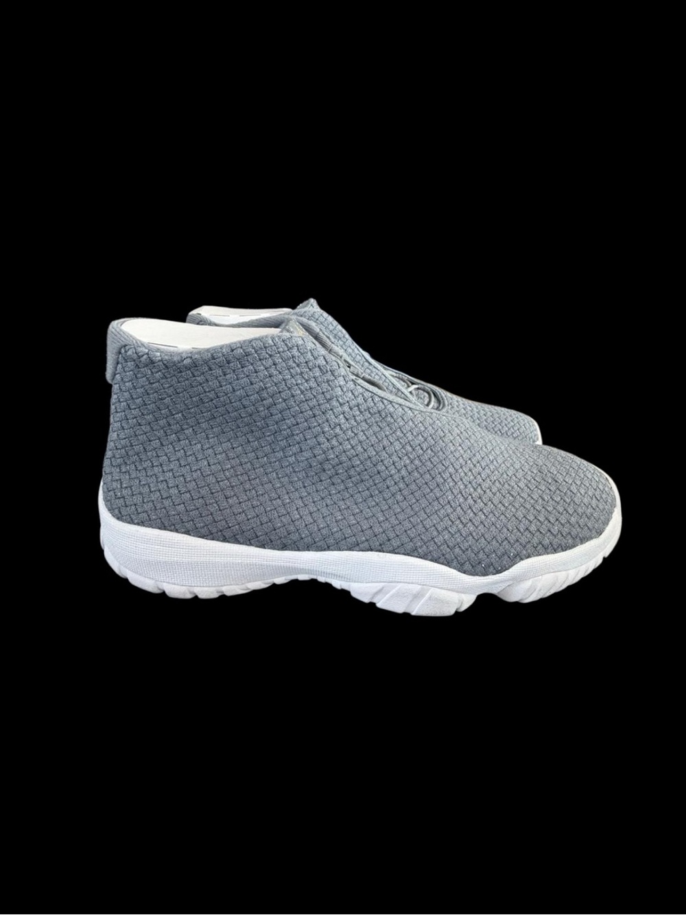 Air Jordan Future Cool Grey White Woven Sneakers Men’s Size 10.5